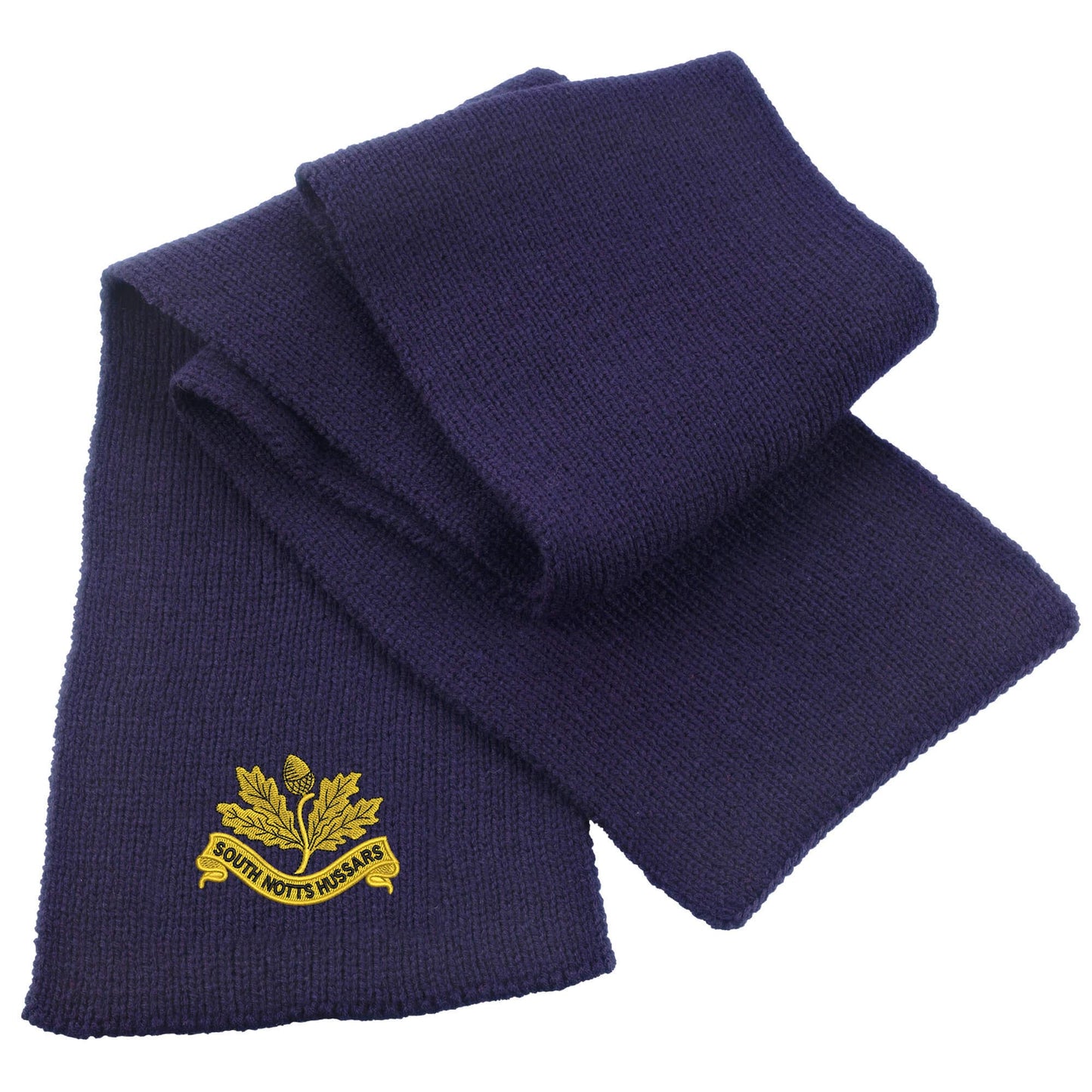 South Nottinghamshire Hussars Heavy Knit Scarf