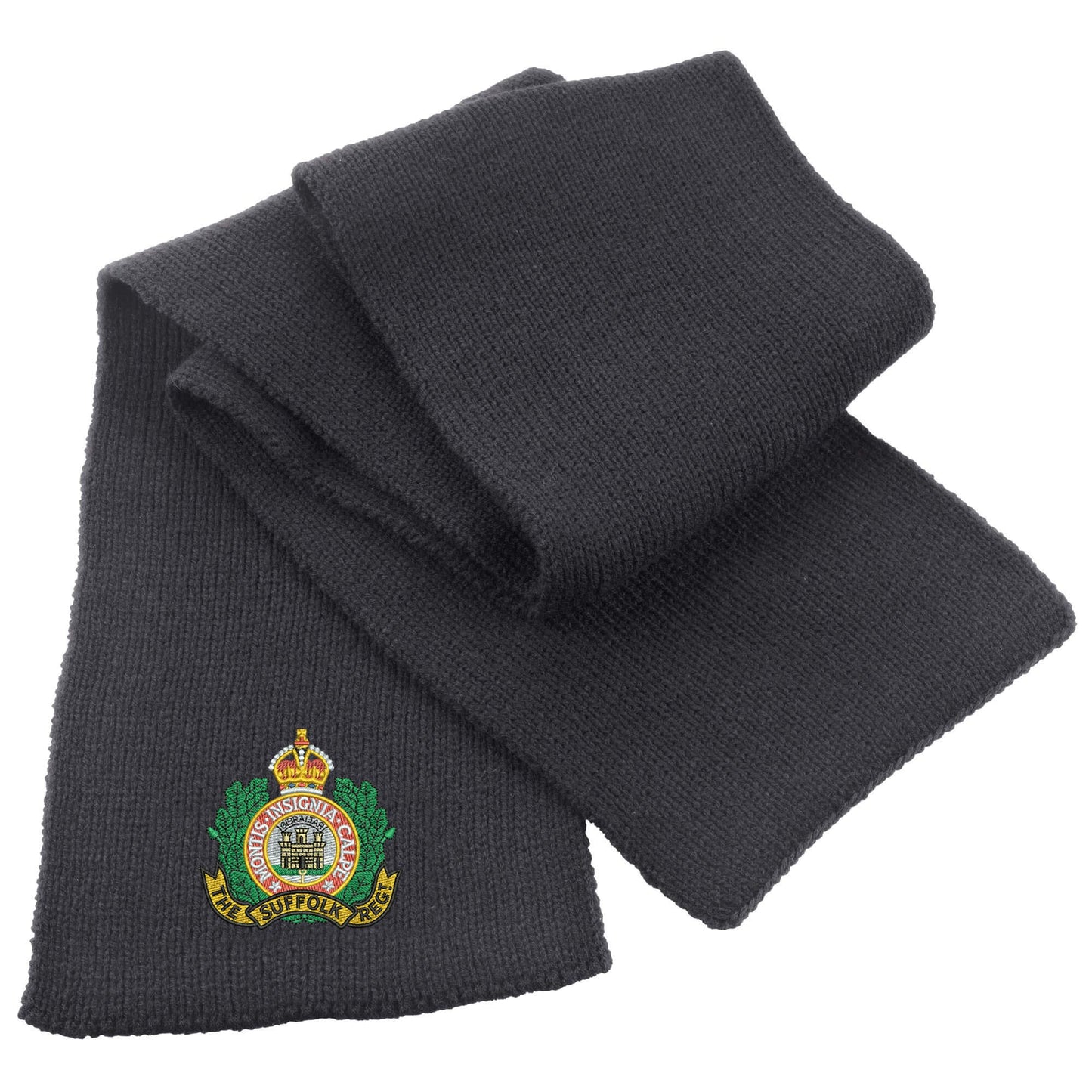 Suffolk Regiment Heavy Knit Scarf