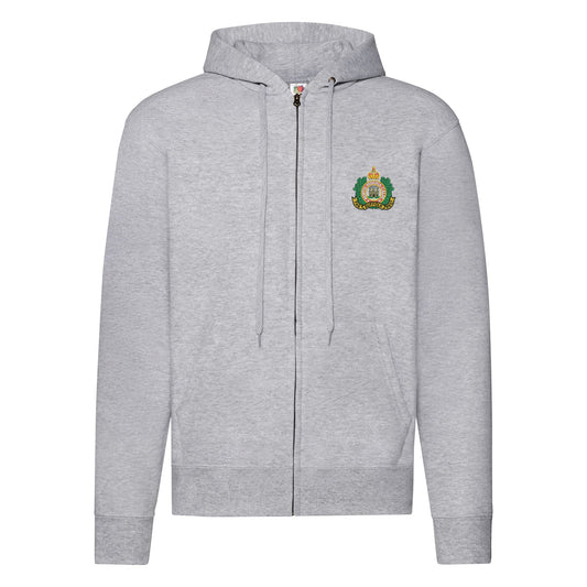 Suffolk Regiment Zipped Hoodie
