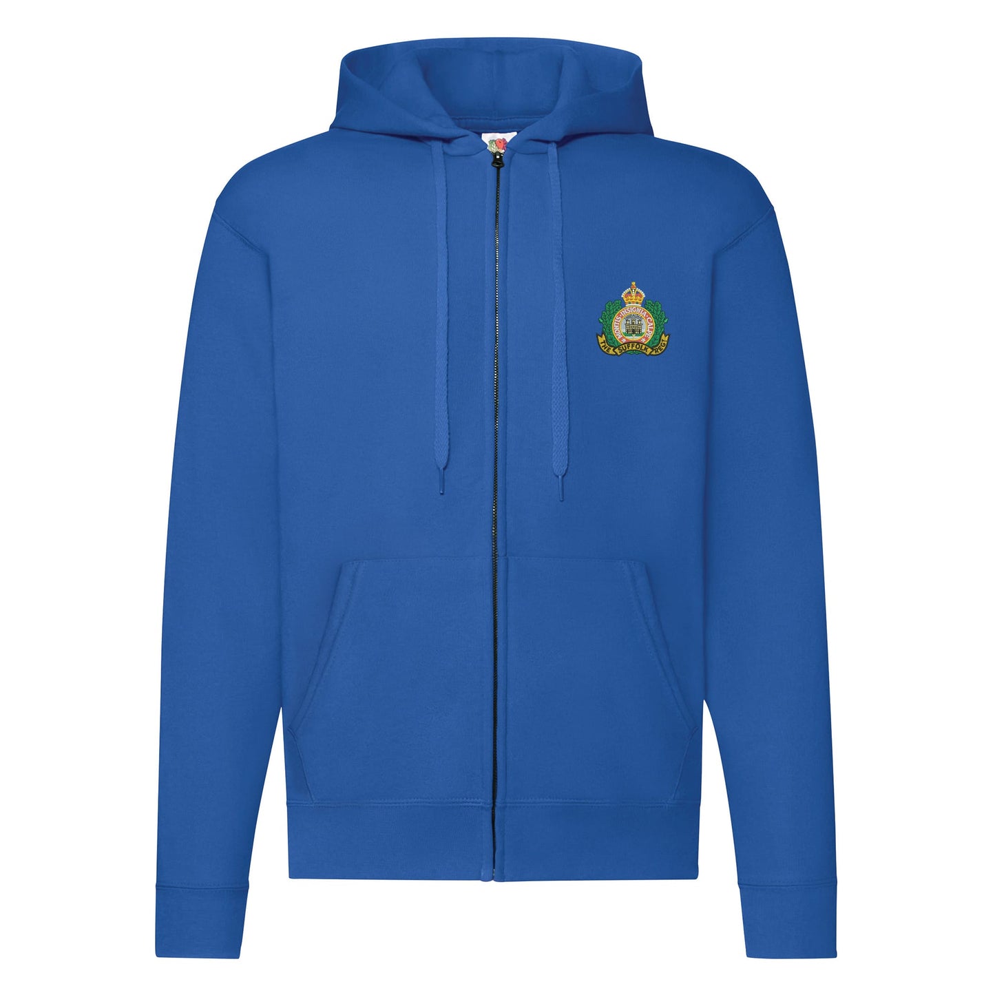 Suffolk Regiment Zipped Hoodie