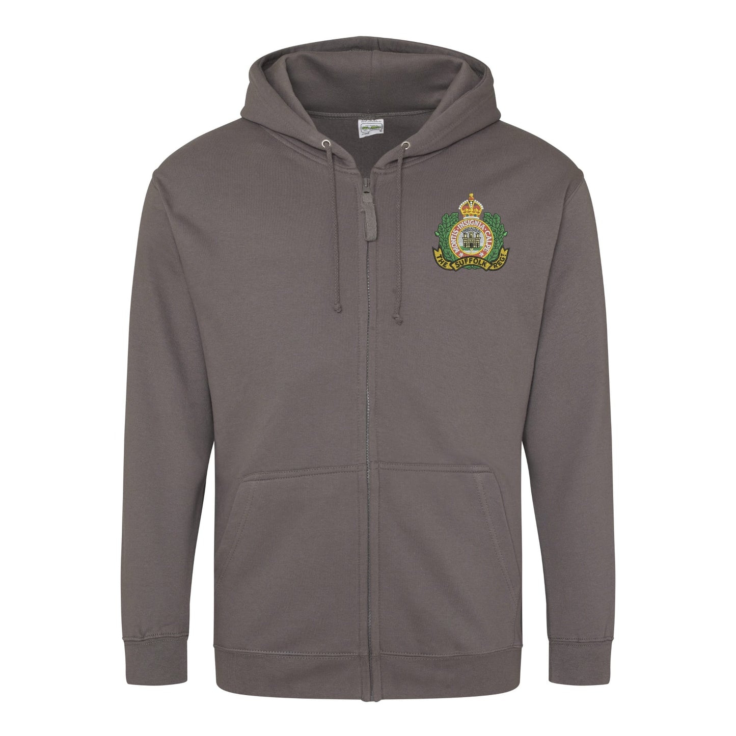 Suffolk Regiment Zipped Hoodie