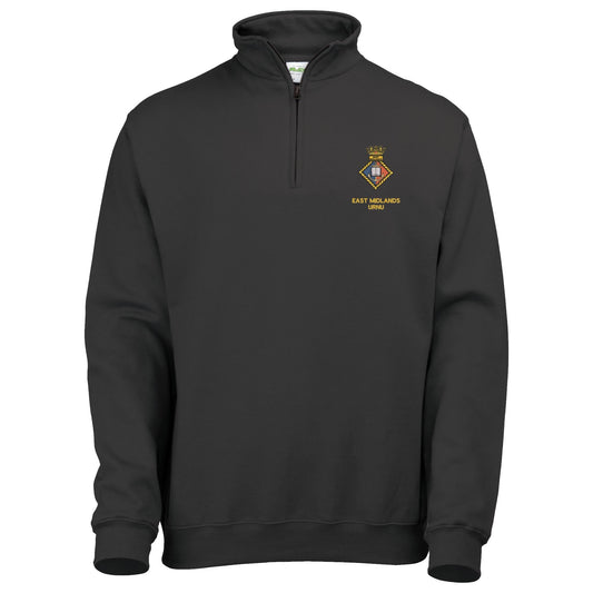 URNU East Midlands Quarter Zip Sweatshirt