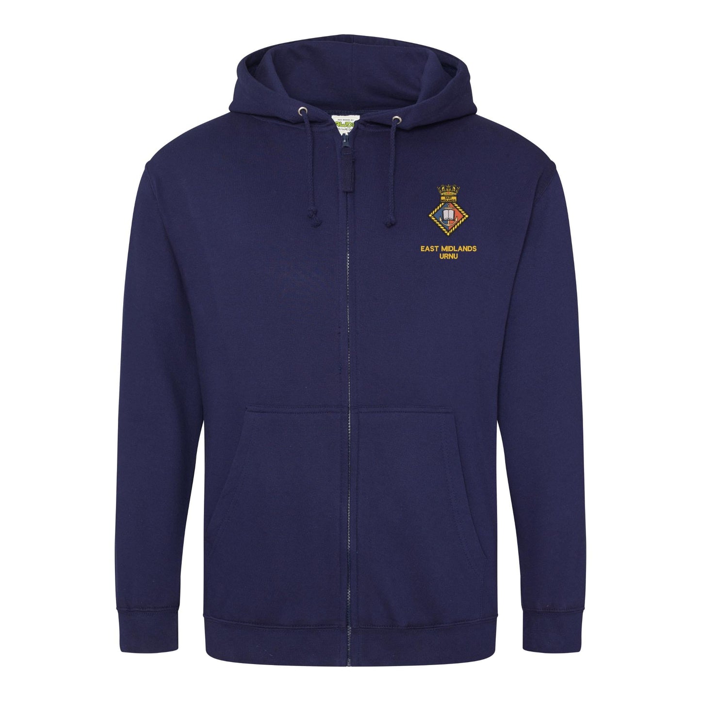 URNU East Midlands Zipped Hoodie