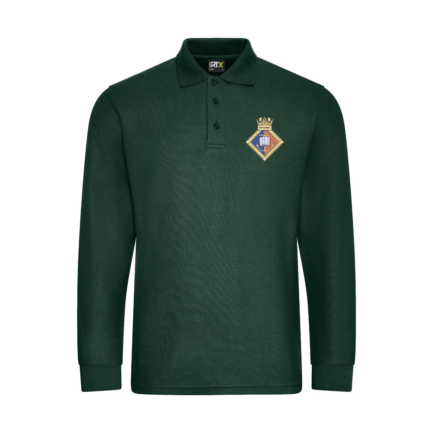 URNU Northumbria Long Sleeve Polo Shirt