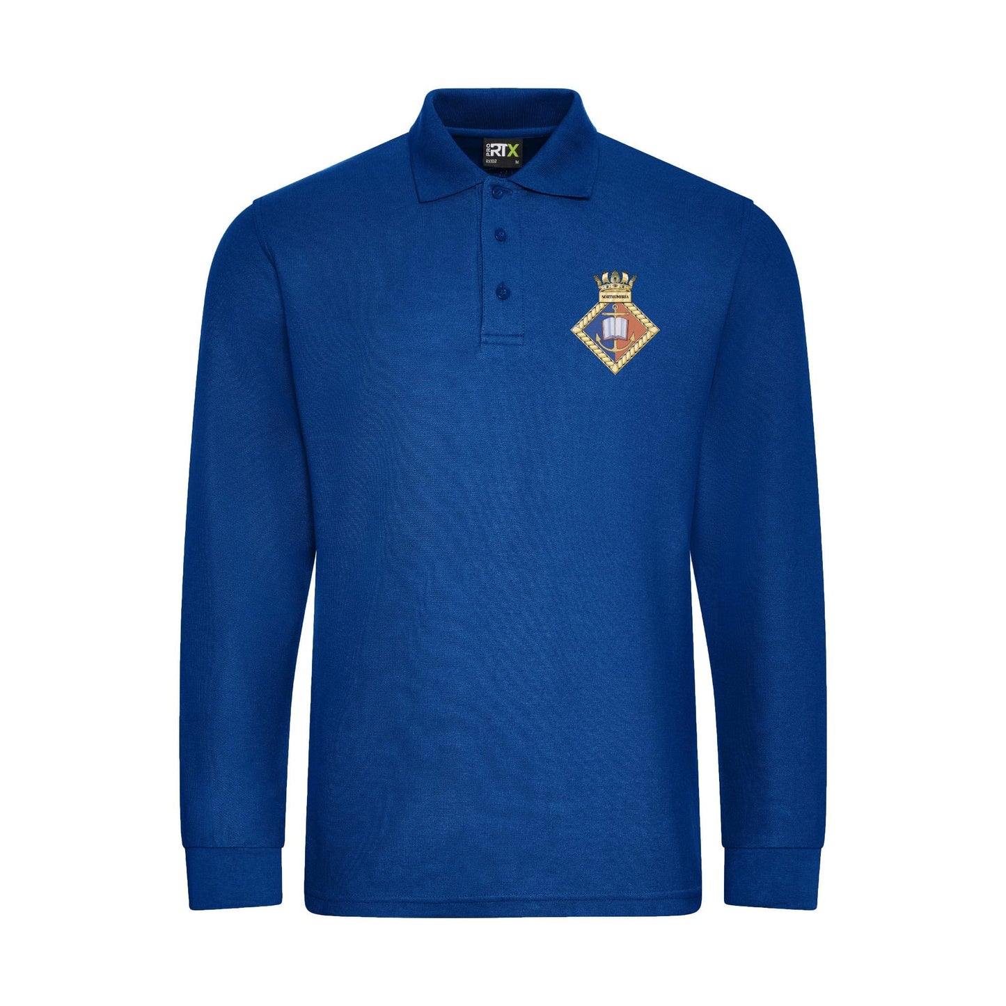 URNU Northumbria Long Sleeve Polo Shirt