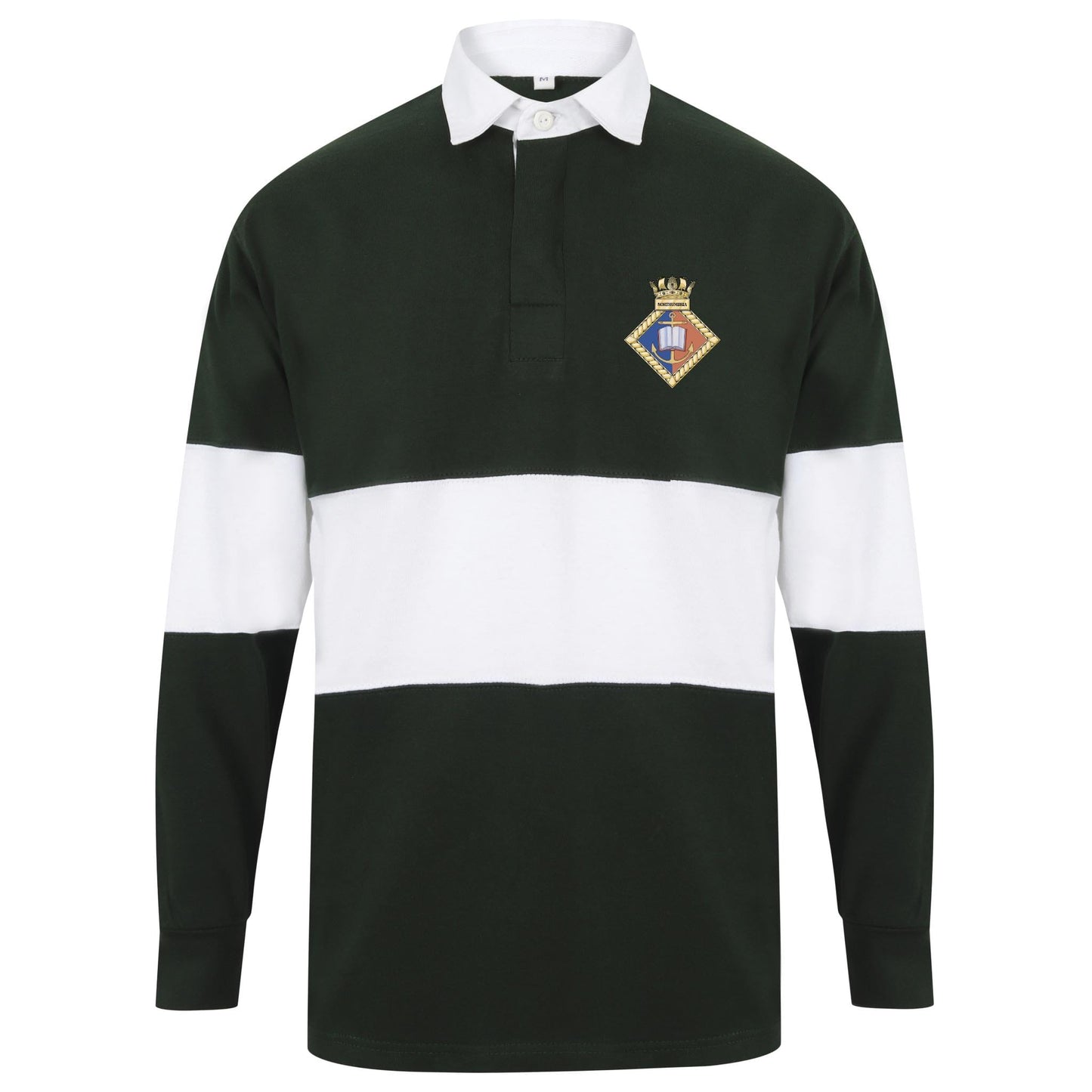 URNU Northumbria Long Sleeve Panelled Rugby Shirt