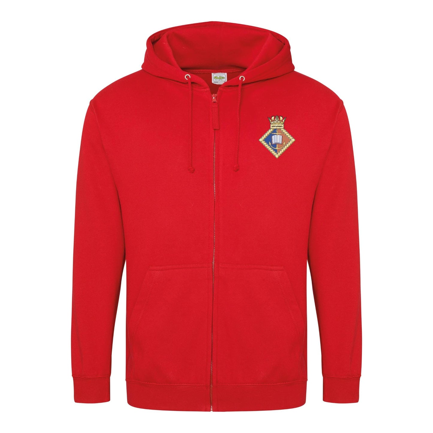 URNU Northumbria Zipped Hoodie