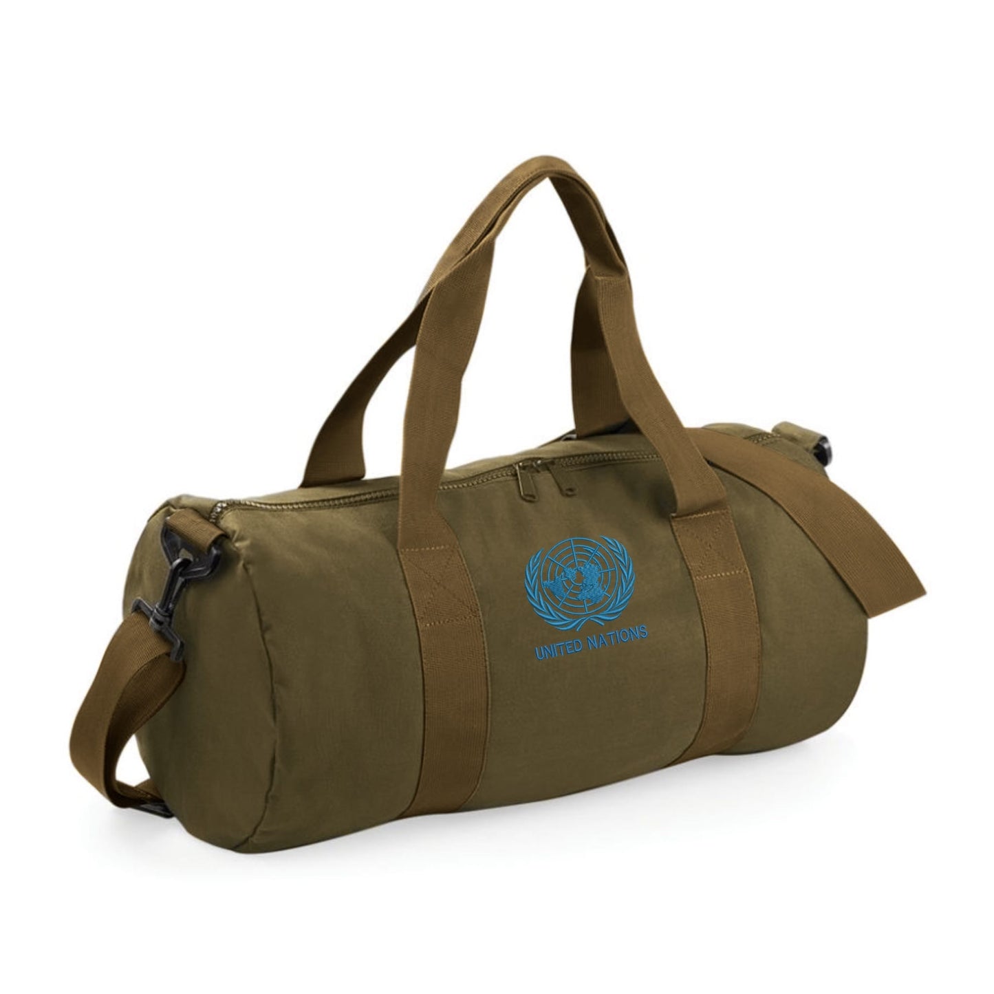 United Nations Barrel Bag