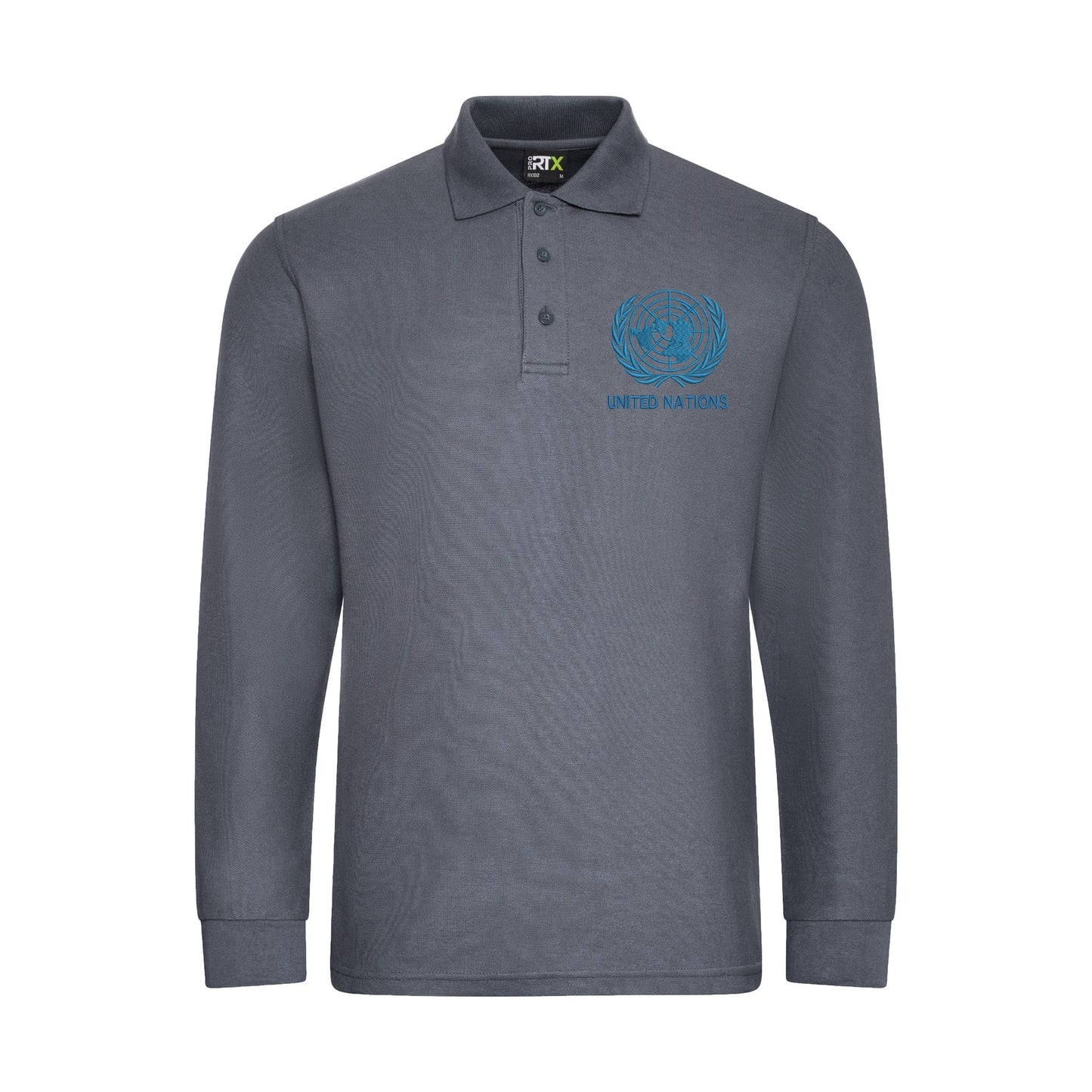 United Nations Long Sleeve Polo Shirt