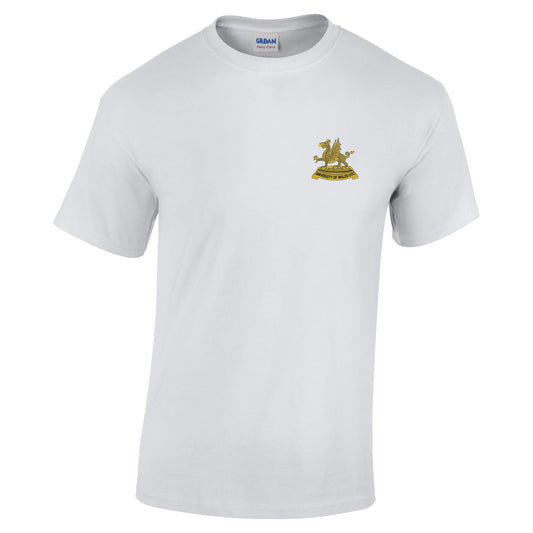 Wales Universities Officers Training Corps Cotton T-Shirt