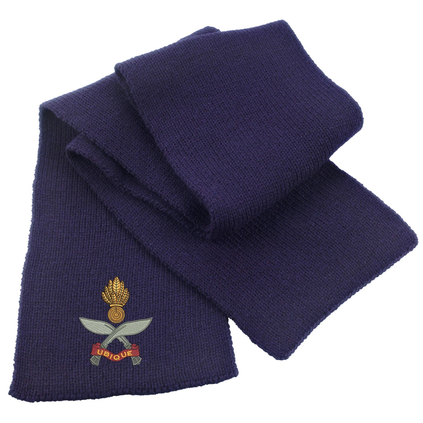 Queens Gurkha Engineers Heavy Knit Scarf